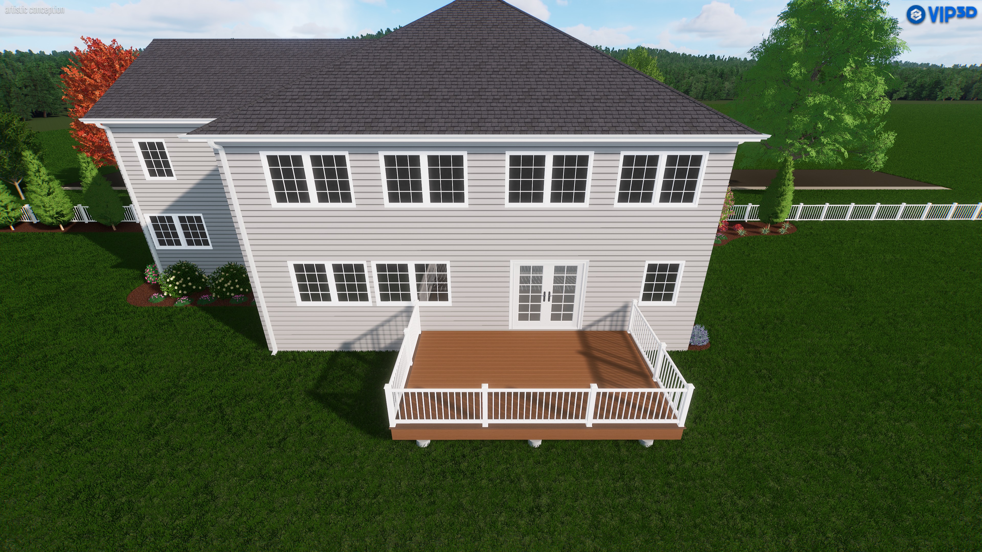 12' x 20' deck